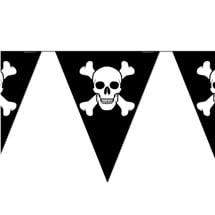 Skull & Crossbones 12' Pennant Banner